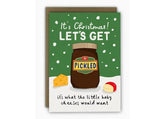 Running with Scissors - Let’s Get Pickled Christmas Card